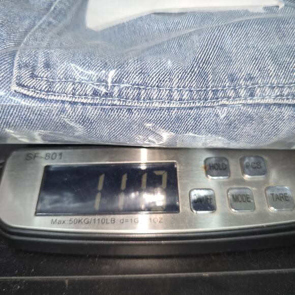 Mod Ref Denim Jumpsuit Coverall Womens Medium Blue Streetwear Skater Gorpcore - Picture 14 of 14